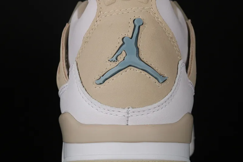All Categories Air Jordan Jordan Series Basketball Shoes Air Jordan 4 Air Jordan 4 "Linen" AJ4 Joe 4 Beach White Gold #Original First Layer Leather 487724-118